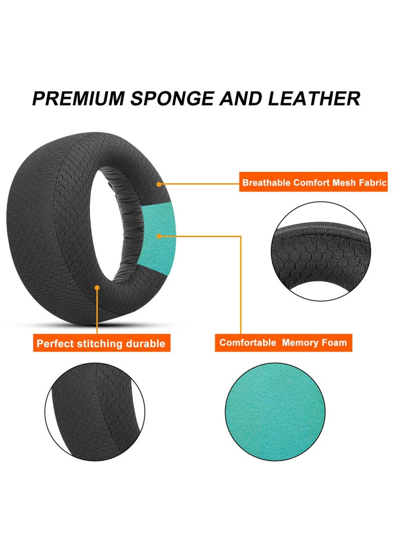 Ear Pads Cushions Replacement for Sony PlayStation 5 Pulse 3D Wireless Headset (1pair Breathable Mesh Fabric) - Image 4