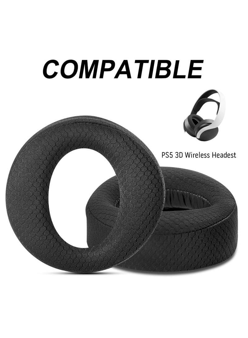 Ear Pads Cushions Replacement for Sony PlayStation 5 Pulse 3D Wireless Headset (1pair Breathable Mesh Fabric) - Image 2