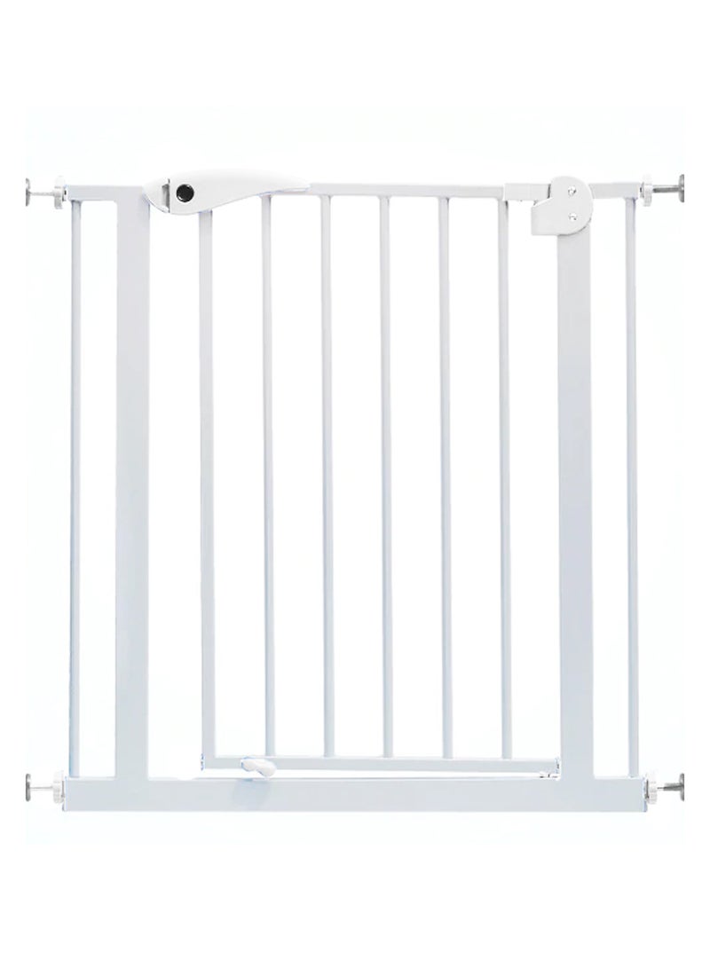 BabySafe بوابة أمان معدنية بامتداد 20 سم × 2 - أبيض - Image 2