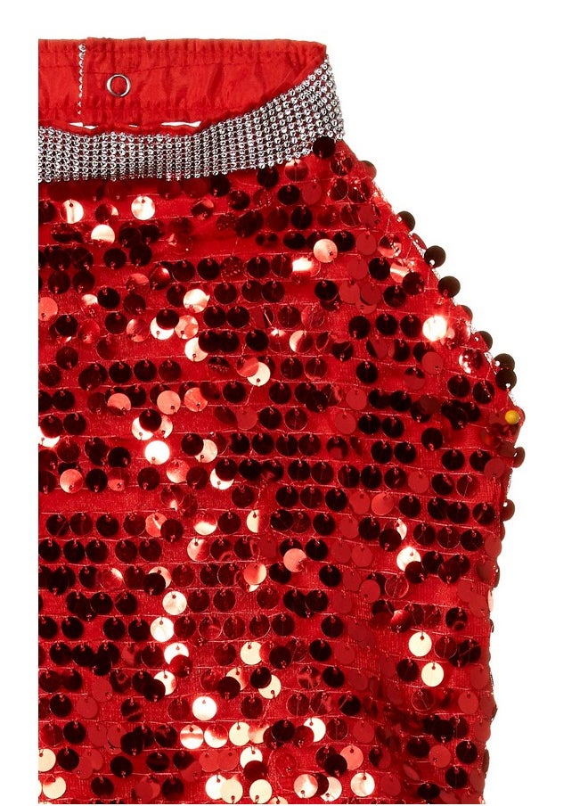 BookMyCostume BookMyCostume Red Balloon Frock Western Dance Costume Dress for Girls - Premium 5-6 Years  - Image 3