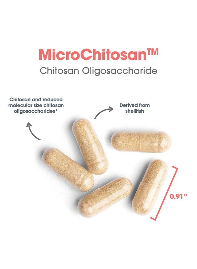 Allergy Research Group MicroChitosan Supplement - Chitosan, Chitosan Oligosaccharide, Cleansing Support Binder, Enhanced Detoxification, 1800mg Vegetarian Pills - 60 Count - Image 5