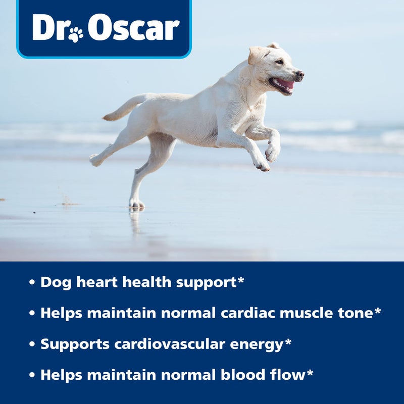 Dr. Oscar Taurine Supplement for Dogs Meets RDA of 500 mg per 25lbs Weight Unlike Most Alternatives, 120ct, Helps Maintain Dog Heart Health, Normal Function of The Cardiac Muscle & Normal Blood Flow - Image 5