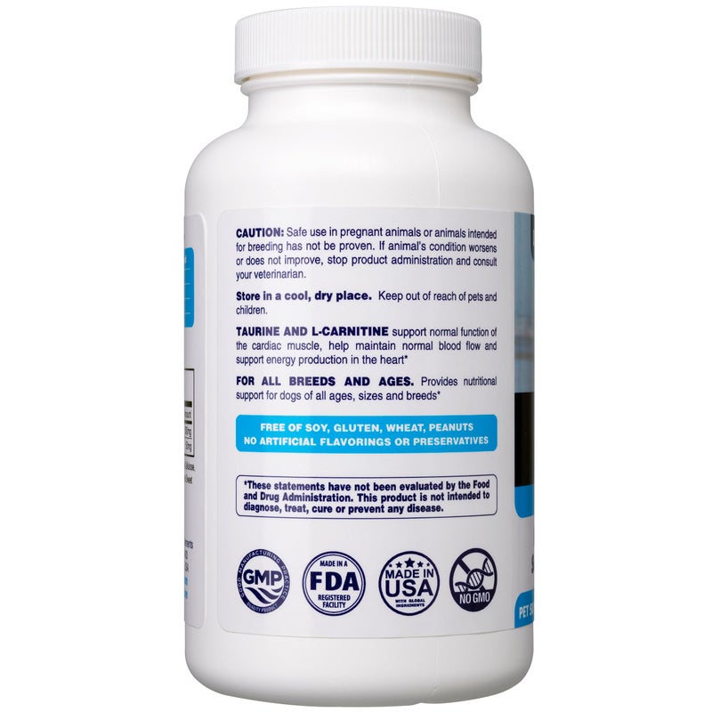 Dr. Oscar Taurine Supplement for Dogs Meets RDA of 500 mg per 25lbs Weight Unlike Most Alternatives, 120ct, Helps Maintain Dog Heart Health, Normal Function of The Cardiac Muscle & Normal Blood Flow - Image 3