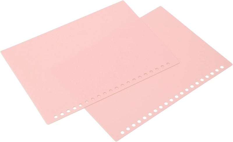 A5 Plastic Binder Covers, Flexible Frosted Document Sleeves, Rollable and Easy to Clean, Ideal for Students and Professionals (Pink) - Image 2