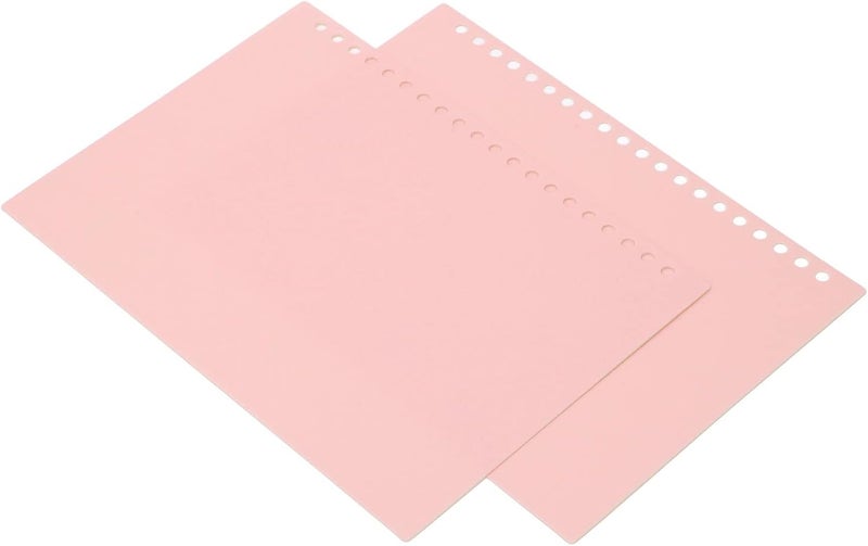A5 Plastic Binder Covers, Flexible Frosted Document Sleeves, Rollable and Easy to Clean, Ideal for Students and Professionals (Pink) - Image 3