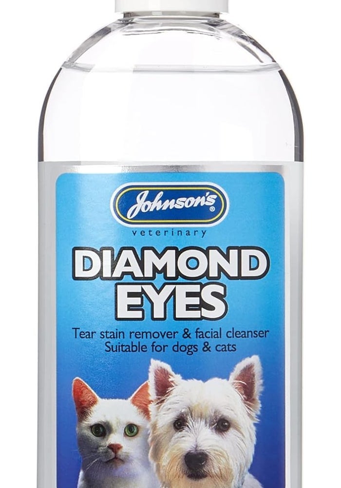 Johnson's Johnsons Diamond Eyes Tear Stain Remover for Cats & Dogs - 250ml - Image 1