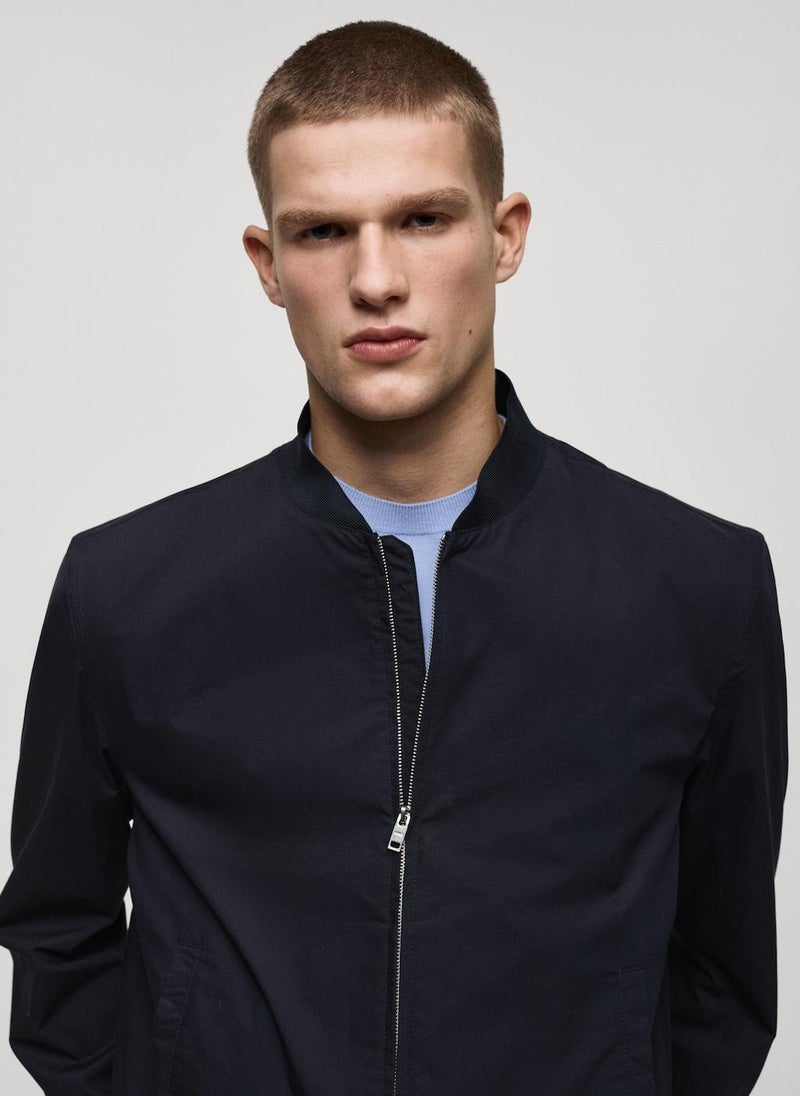 Mango Man Zip Bomber Jacket  - Image 4