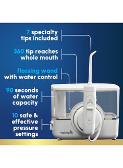 Waterpik Waterpik ION Professional Water Flosser, Rechargeable and Portable for Teeth, Gums, Braces, 10 Settings, 7 Flossing Tips For Multiple Users And Needs, ADA Accepted, WF-12 White, Packaging May Vary  - Image 2