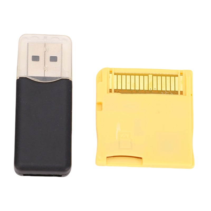 2025 Flash Card Fit for NDS 2DS 3DS Game Console ASIC Chip Video Game Flash Memory Card with Card Reader Gold - Image 1