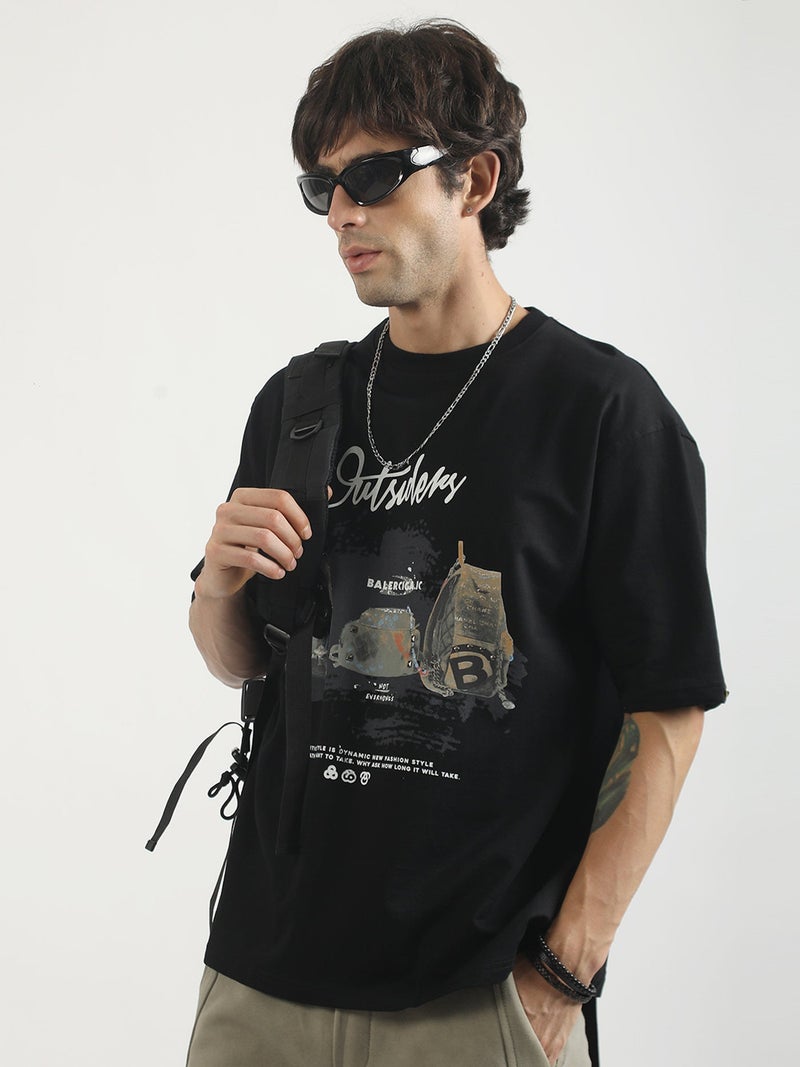 Maniac Mens Floral Line Art Green Embroidery Half Slevee Linen Shirt - Image 1