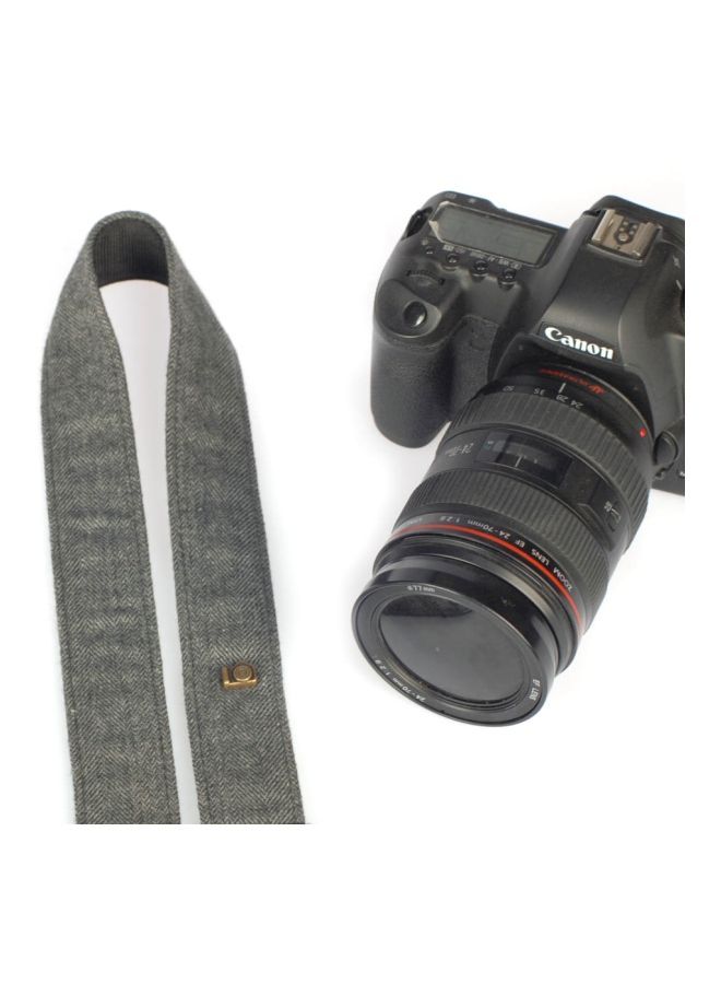 NIBEMINENT Camera Shoulder Strap Belt Grey/Black  - Image 4