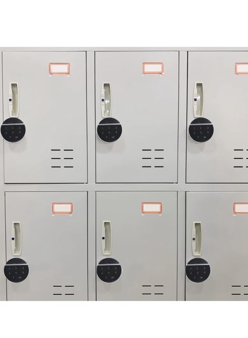 Cabinet Coded Lock, Electronic Digital Lock Mechanical Keyless Drawer Lock Touch Screen Password Lock for Cabinet Mailbox File Sauna Drawer School Lockers DIY Wooden Furniture Privacy Lock - Image 2