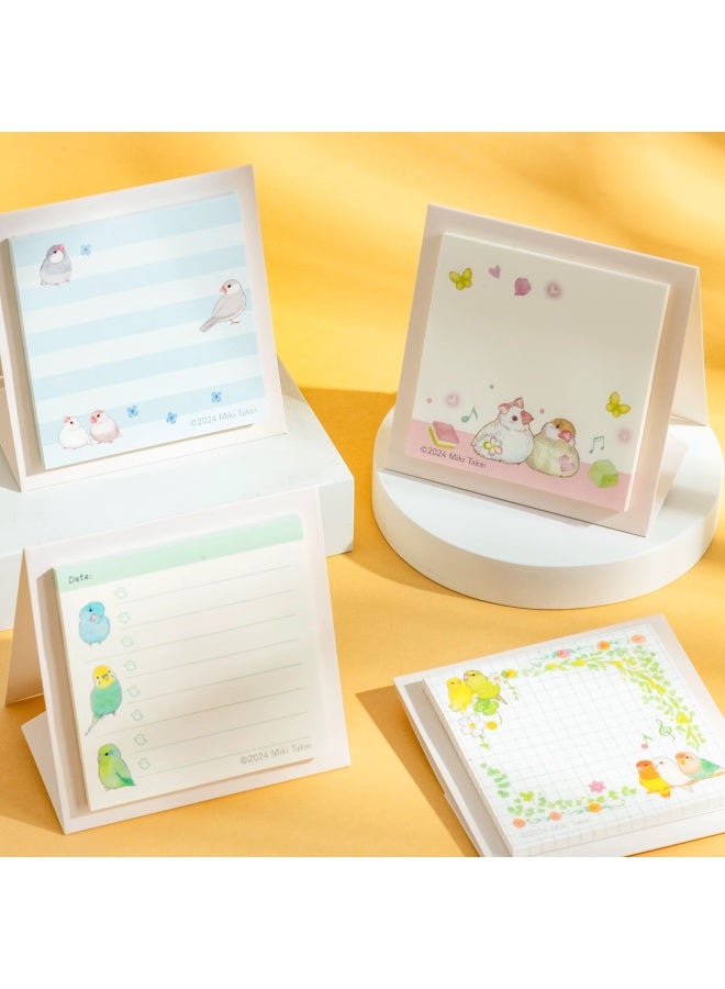 Masmarcu Morning Light Stationery Sticky Notes High-quality Adhesive Label Paper Medium Student Note Pads Simple Memo Book Smart Learning Random Ys0309 - Image 3