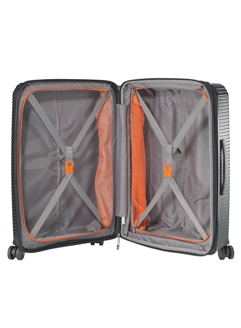 Jump Sondo Polypropylene Hard Expandable Luggage Suitcase Trolley Medium 66cm Black - Image 5