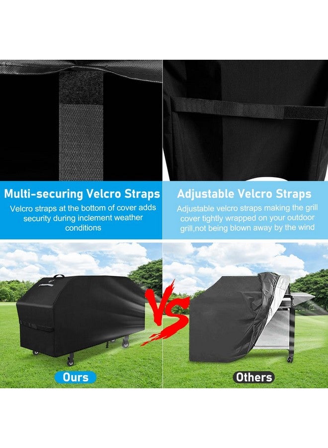 Kingly Griddle Cover for Blackstone 36" Griddle,Rip-Proof Upgraded Material Flat Top Grill Cover,Waterproof UV and Fade Resistant Grill Cover with Straps for Camp Chef and More 4-Burner Griddle  - Image 3