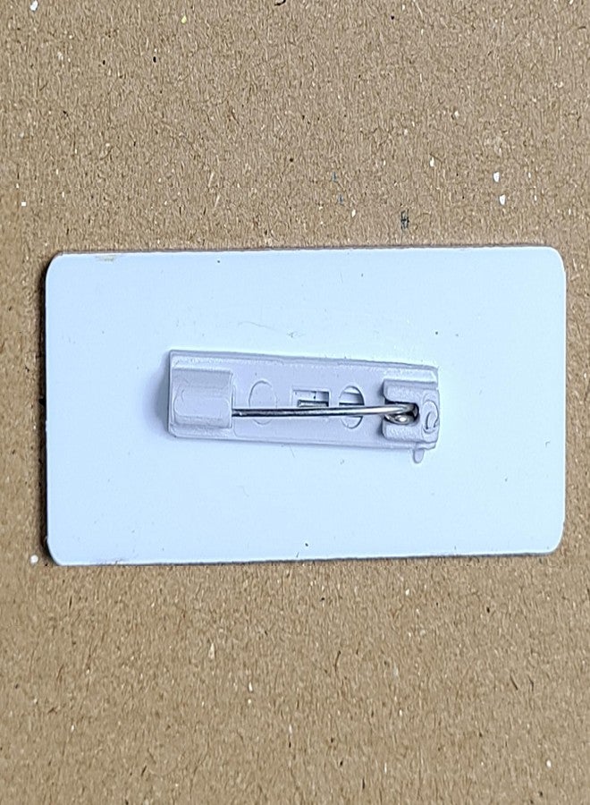 موريل شارة مشرف فصل موريل، دبوس خلفي من الأكريليك الأبيض، للاستخدام في المدارس، وفصول الكليات، وموظفي المكاتب، وشارة الاسم، يمكنك تخصيص المجموعة | عبوة من 20 قطعة | - Image 5