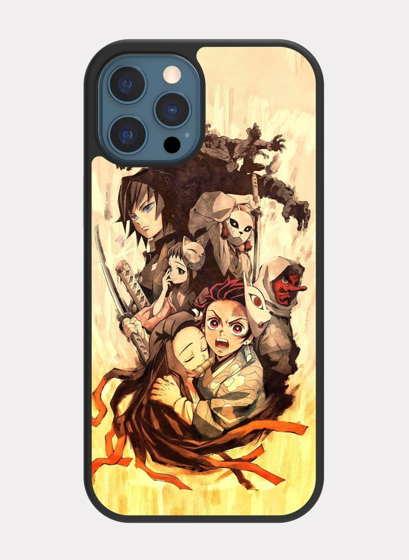 PXLAAT iPhone 12 Pro Max case cover  Slayer Kimetsu No - Image 1