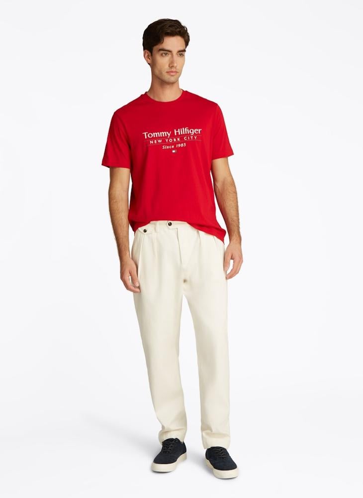TOMMY HILFIGER Logo Crew Neck T-Shirt  - Image 4