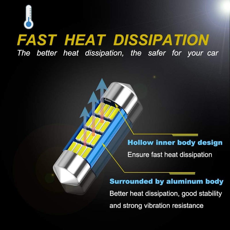 XINYANG 6418 LED Car Bulb - 2PCS Festoon Light - Image 5