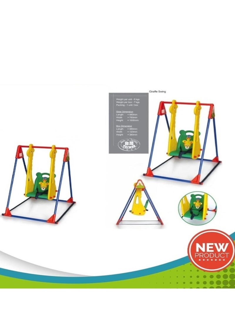 Funz Baby Swing Toddler Outdoor Indoor Swing Set with Safety Seat Swing set for Kids - Image 3