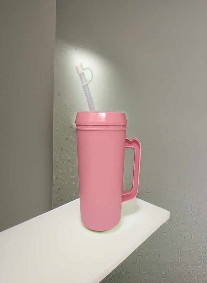 Vakly Insulated Hospital Carafe - 34 oz - Hot and Cold - With Flexible Straw and Pouring/Sipping Spout (1) - Image 5