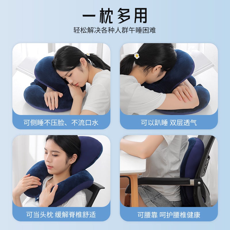 Nap Pillow Primary School Students Lie Down Sleeping Pillow Girls Lunch Break Pillow Classroom Table Sleeping Nap Artifact Lie Down Pillow Pillow - Image 3