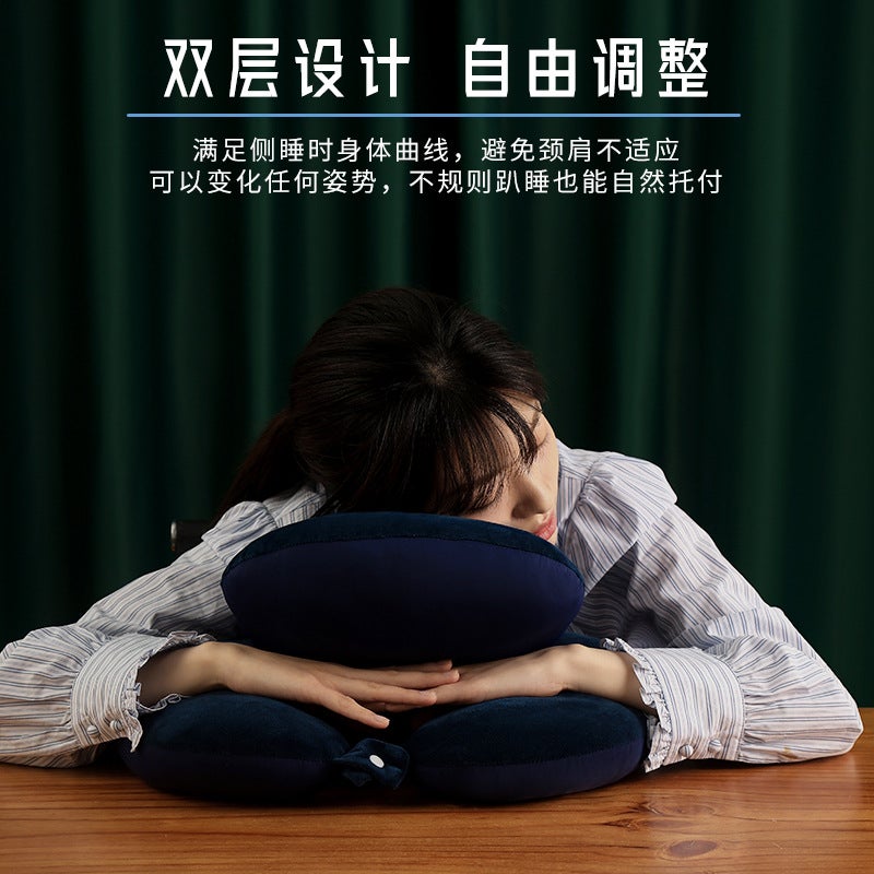Nap Pillow Primary School Students Lie Down Sleeping Pillow Girls Lunch Break Pillow Classroom Table Sleeping Nap Artifact Lie Down Pillow Pillow - Image 2