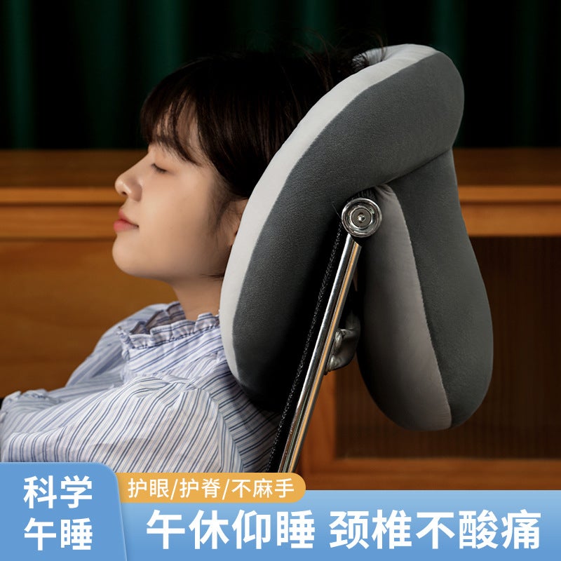 Nap Pillow Primary School Students Lie Down Sleeping Pillow Girls Lunch Break Pillow Classroom Table Sleeping Nap Artifact Lie Down Pillow Pillow - Image 4