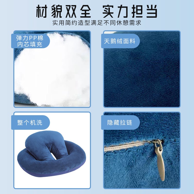 Nap Pillow Primary School Students Lie Down Sleeping Pillow Girls Lunch Break Pillow Classroom Table Sleeping Nap Artifact Lie Down Pillow Pillow - Image 5