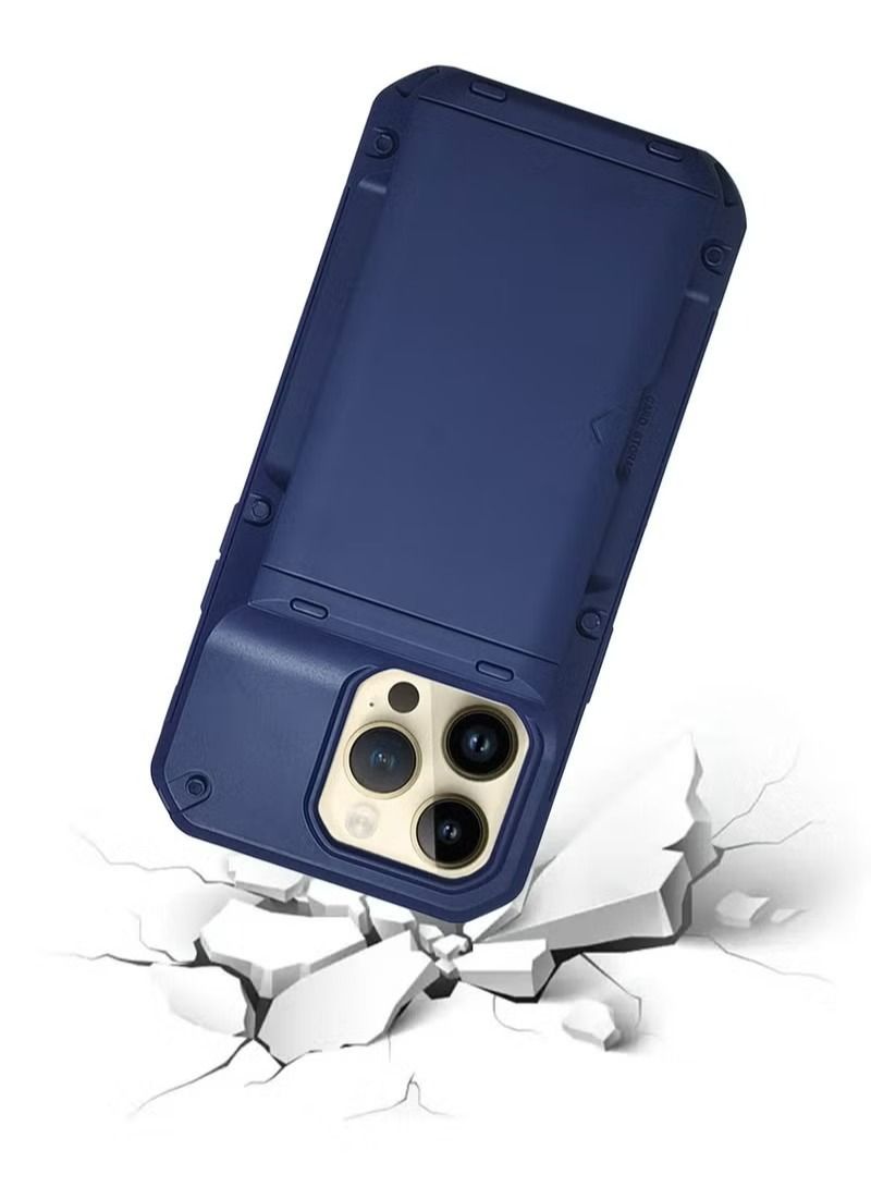 iPhone 14 Pro Case Cover with wallet Slider Credit Card Holder Slot [3-4 cards] Kickstand and Cmaera Len Protector Anti-scratch Anti-fingerprint Full Body Back Cover Phone Accessories - Image 3