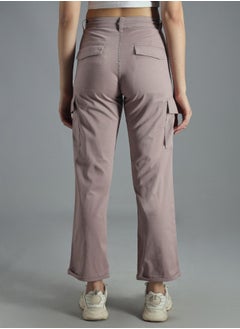 HIGH STAR Women Mauve Trousers  - Image 4