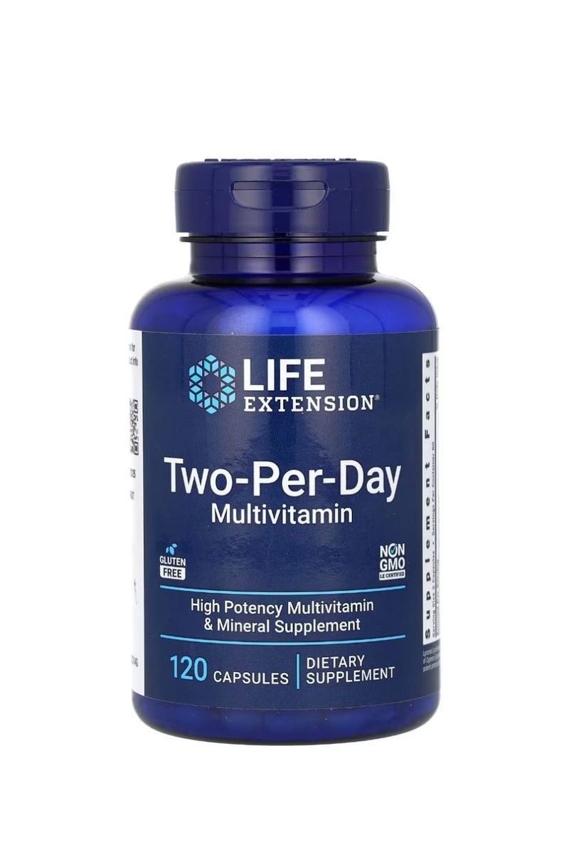Life Extension Two-a-Day Multivitamin 120 Capsules - Image 1