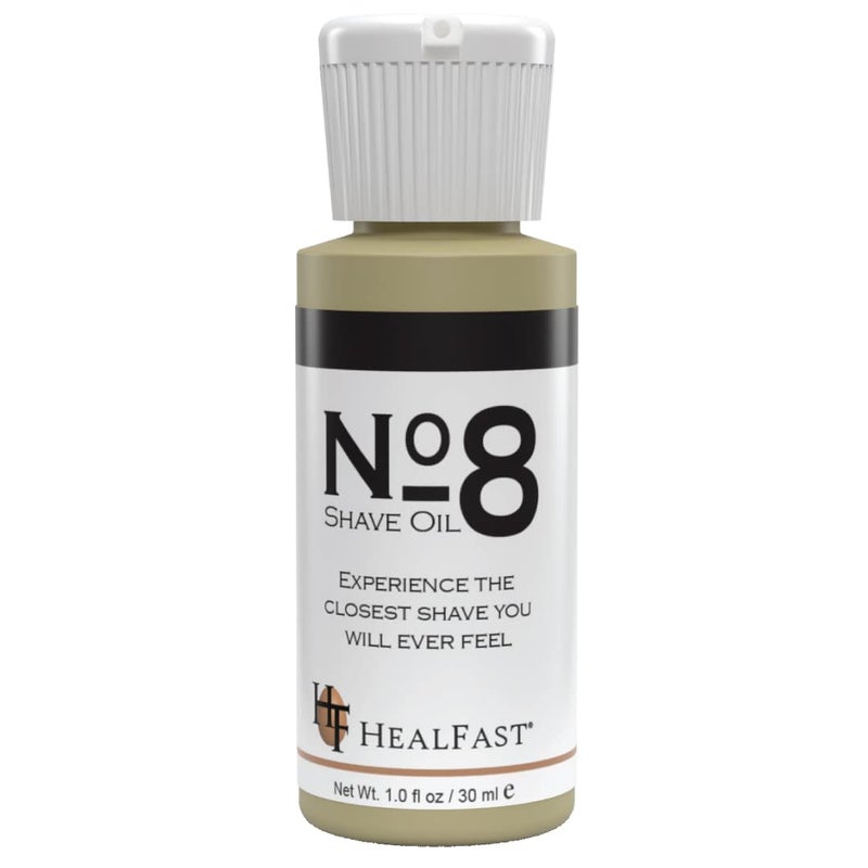 No 8 Shaving Oil 1 Oz  Premium Shave Oil for Men  Women  Blended with Pure Aromatic Essentials to Soften Hair  Cleanse the Pores  Prevents Razor Drag and Burn  Ingrowns