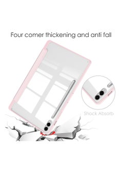 Tablet Case for Samsung Galaxy Tab S9 FE Plus/ S9 FE+ 12.4 inch Clear Transparent Hard PC Back Protective Tri-Fold Stand Slim Tablet Cover with Pencil Holder Auto Wake/Sleep - pzsku/ZA22DB1C55956BF9D68FAZ/45/_/1702975529/f11f5027-bd08-4ab3-b416-9abbd5ef22c2