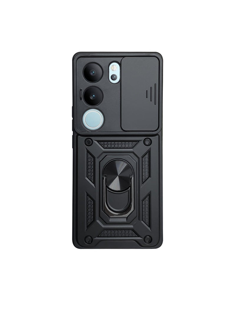 X-level Vivo V29 5g/S17Pro/V29 5g Case Cover Protector with Military Heavy Duty Protective,Phone Holder Kickstand Built Slide Camera Len Protection Anti-scratch Anti-drop Shell Back Cover - Image 1