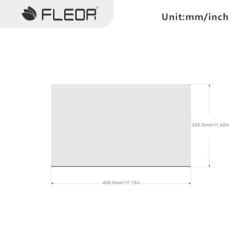 FLEOR 11.4 x 17 Inch Blank Guitar Bass Pickguard Sheet DIY Guitar Pickguard Backplate Scratch Plate Material,3Ply White - Image 3