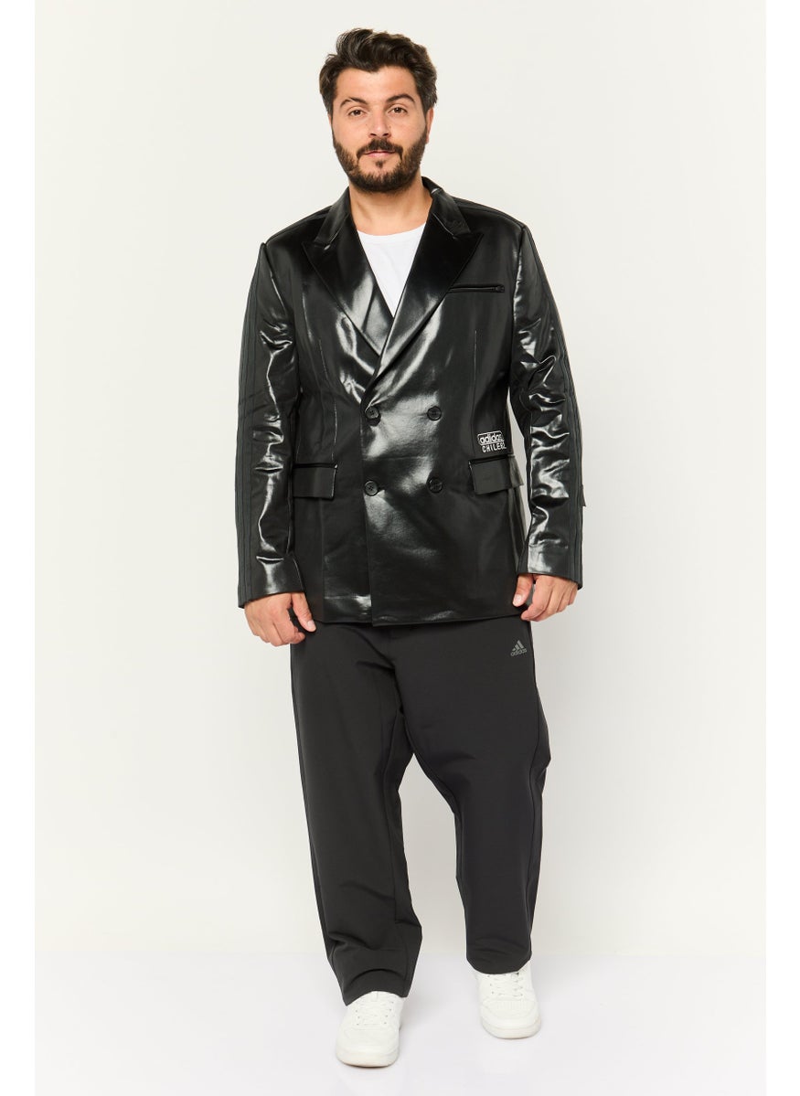 adidas Originals Men Sportswear Fit Long Sleeve Outdoor Tailor Jacket, Black  - Image 2
