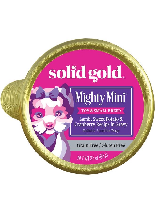 solid gold - Solid Gold Wet Dog Food for Small Dogs - Mighty Mini Grain Free Wet Dog Food Made with Real Lamb - for Puppies, Adult & Senior Small Breeds with Sensitive Stomachs - Image 1