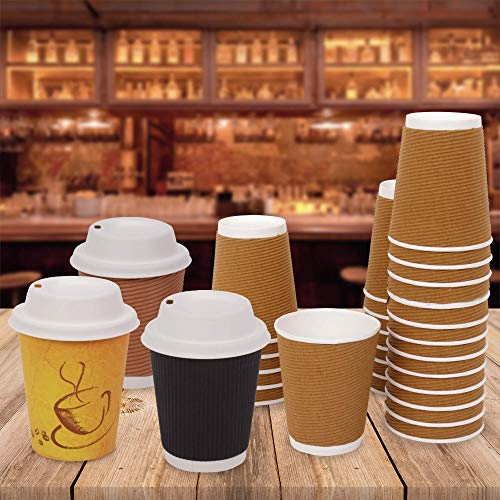 SANWALSA (250 ml,Brown, 8 Oz- Pack of 50-Piece Paper Disposable Craft Cup Ecofriendly, Safe & Hygienic for Juice,Coffee,Tea,Home,Office,Party & Wedding Events - Image 3