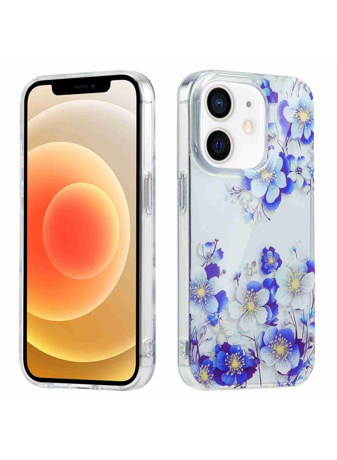 زبون جراب لهاتف iPhone 12، جراب هاتف سيمفوني مطلي كهربائيًا - Image 1