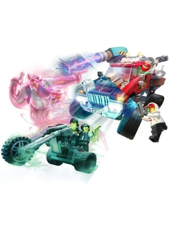 LEGO مجموعة بناء شاحنة LEGO® Hidden Side El Fuego’s Stunt Truck 70421، مجموعة لعب Ghost للأولاد والبنات من سن 8 سنوات فما فوق، مجموعة لعب تفاعلية بتقنية الواقع المعزز (428 قطعة) - Image 4