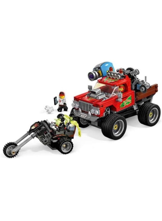 LEGO مجموعة بناء شاحنة LEGO® Hidden Side El Fuego’s Stunt Truck 70421، مجموعة لعب Ghost للأولاد والبنات من سن 8 سنوات فما فوق، مجموعة لعب تفاعلية بتقنية الواقع المعزز (428 قطعة) - Image 3