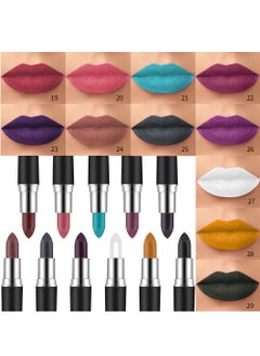 Vibely Vibely Velvet Matte Lipstick: Rich, Bold Color with a Soft Matte Finish Waterproof, Long-Lasting & Flawless Velvet Lips, One Size 07#  - Image 4