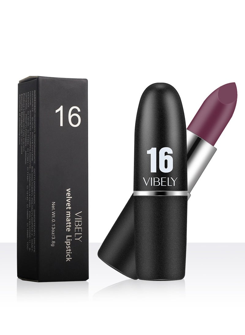 Vibely Vibely Velvet Matte Lipstick: Rich, Bold Color with a Soft Matte Finish Waterproof, Long-Lasting & Flawless Velvet Lips, One Size 07#  - Image 5
