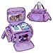 LoDrid Carrying Case Compatible with Tonie Box 21 Storage Bag Organizer for Audio Player Set and Accessories with Handle and Shoulder Strap Purple Bag Only Patent Design - Image 4