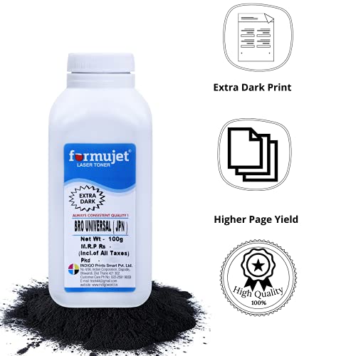 Formujet 5250 JPN Toner Powder 100g Suitable for Refilling All Brother Toner Cartridges Like 1020, 2365, 3448,3185, 2160 and Many More - Image 3