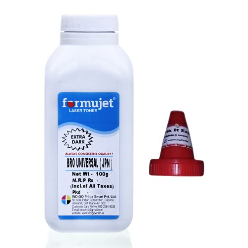 Formujet 5250 JPN Toner Powder 100g Suitable for Refilling All Brother Toner Cartridges Like 1020, 2365, 3448,3185, 2160 and Many More - Image 1