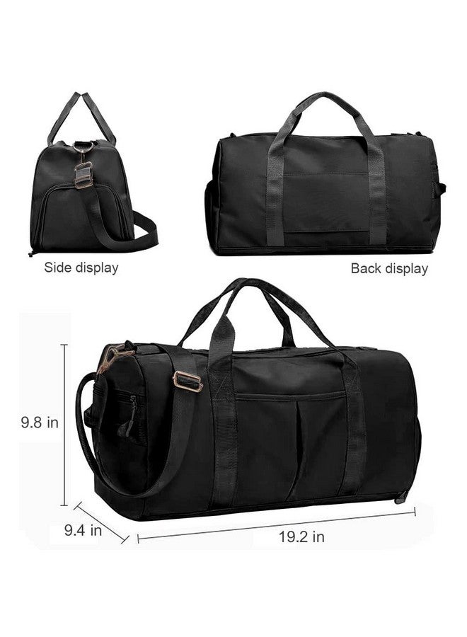 Handcuffs Duffle Gym Bag for Men & Women | Adjustable Shoulder Strap | Water Resistant Bagpack for Sports & Travel with Shoe Compartment & Side Pocket - Image 2