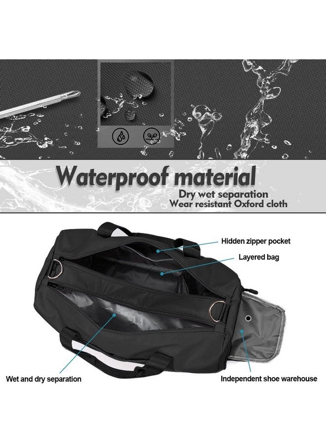 Handcuffs Duffle Gym Bag for Men & Women | Adjustable Shoulder Strap | Water Resistant Bagpack for Sports & Travel with Shoe Compartment & Side Pocket - Image 5