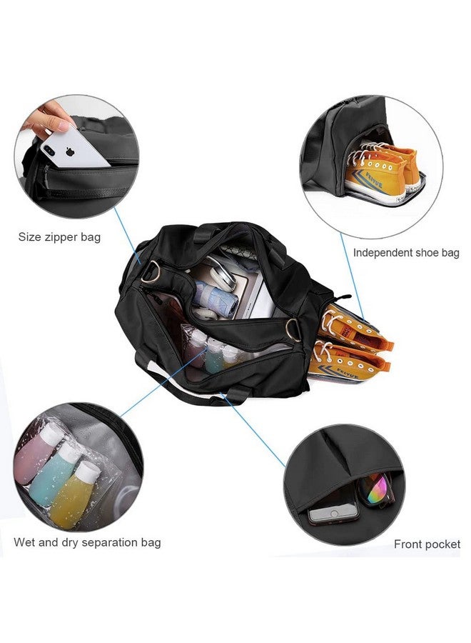 Handcuffs Duffle Gym Bag for Men & Women | Adjustable Shoulder Strap | Water Resistant Bagpack for Sports & Travel with Shoe Compartment & Side Pocket - Image 4